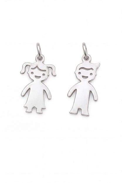 "Little Boy" Pendant Necklace - 925 Sterling Silver
