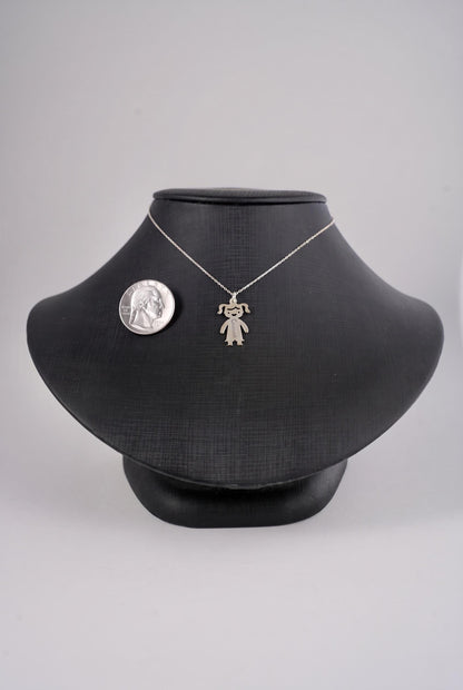 "Little Boy" Pendant Necklace - 925 Sterling Silver