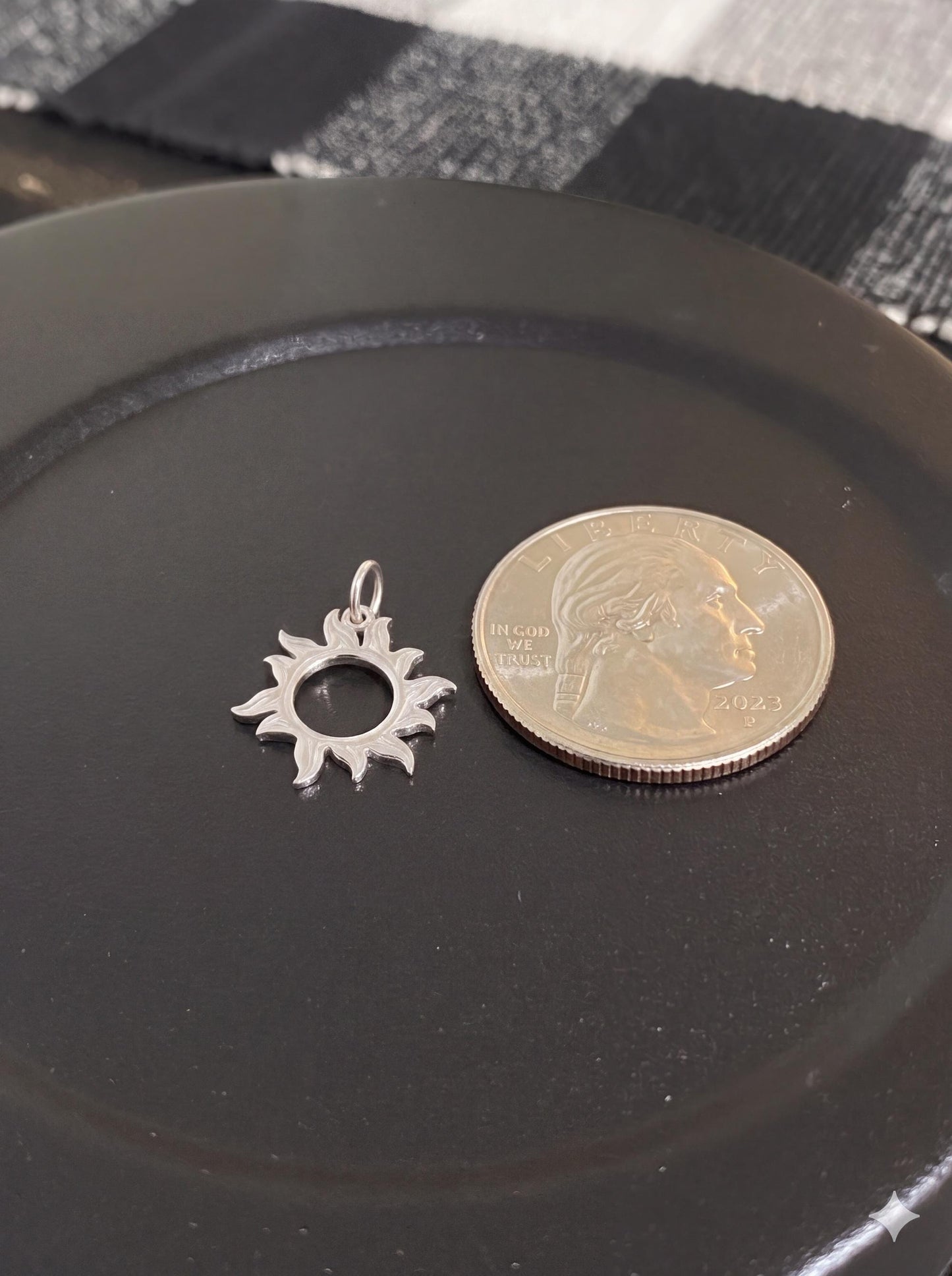 "Radiant Sun" Pendant Necklace - 925 Sterling Silver