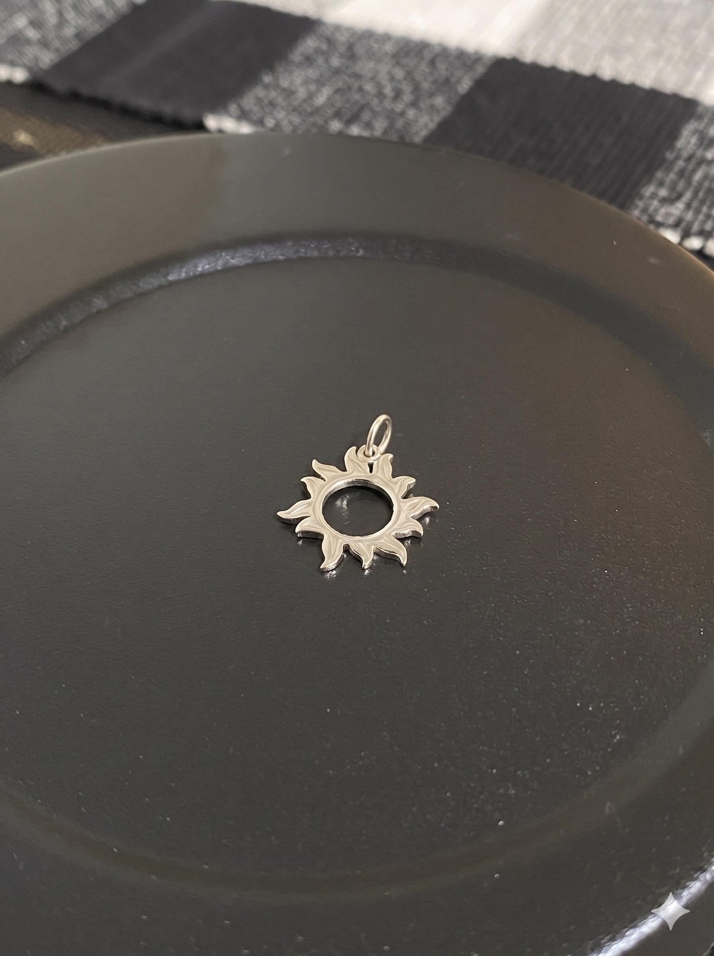 "Radiant Sun" Pendant Necklace - 925 Sterling Silver