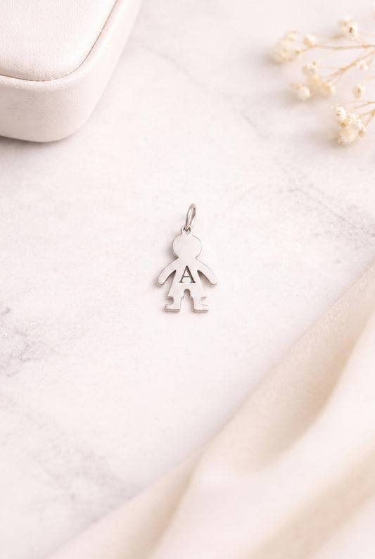 "Smooth Boy" Pendant Necklace - 925 Sterling Silver