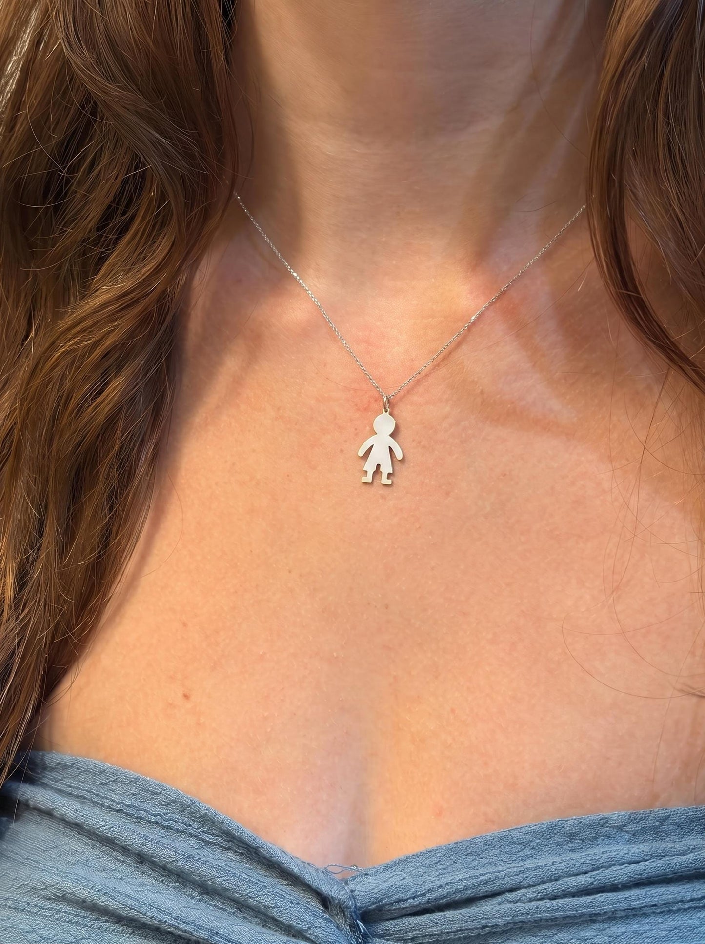 "Smooth Boy" Pendant Necklace - 925 Sterling Silver