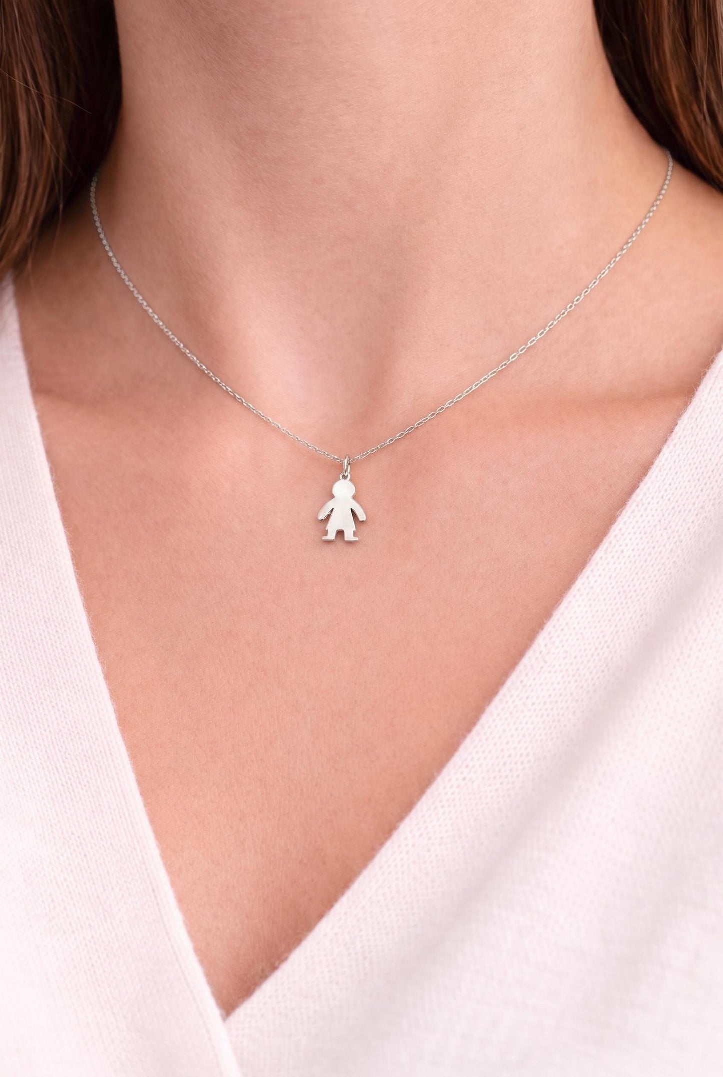 "Smooth Boy" Pendant Necklace - 925 Sterling Silver