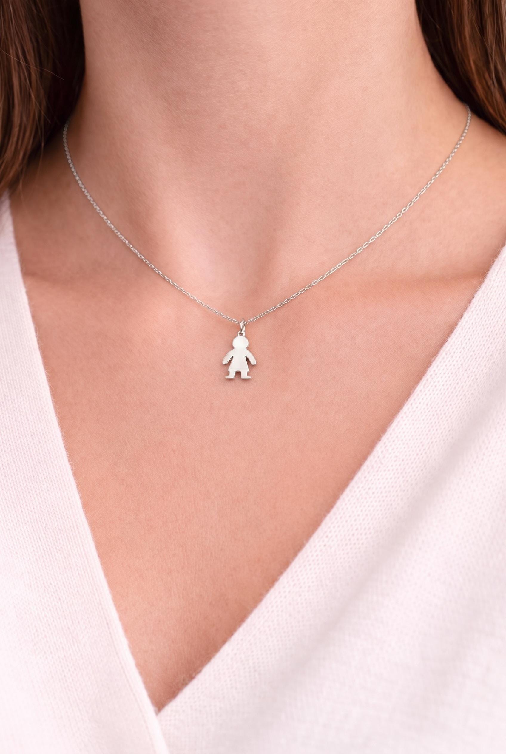 "Smooth Boy" Pendant Necklace - 925 Sterling Silver