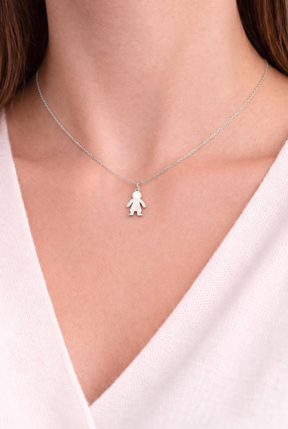 "Smooth Boy" Pendant Necklace - 925 Sterling Silver
