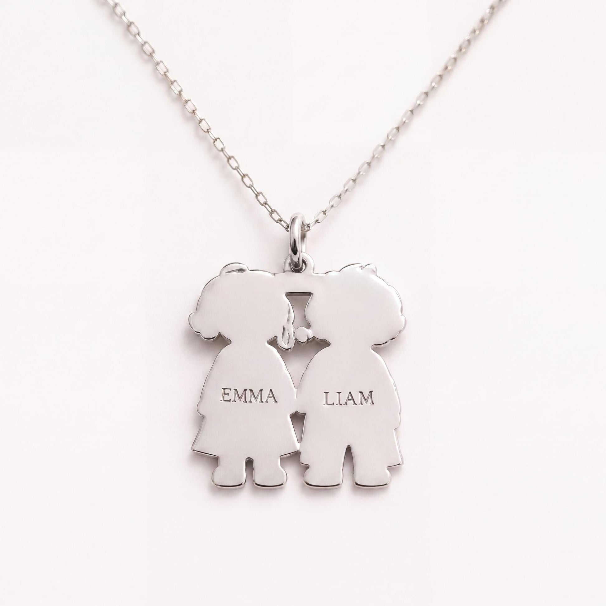 "Sibling Bond" Pendant - 925 Sterling Silver