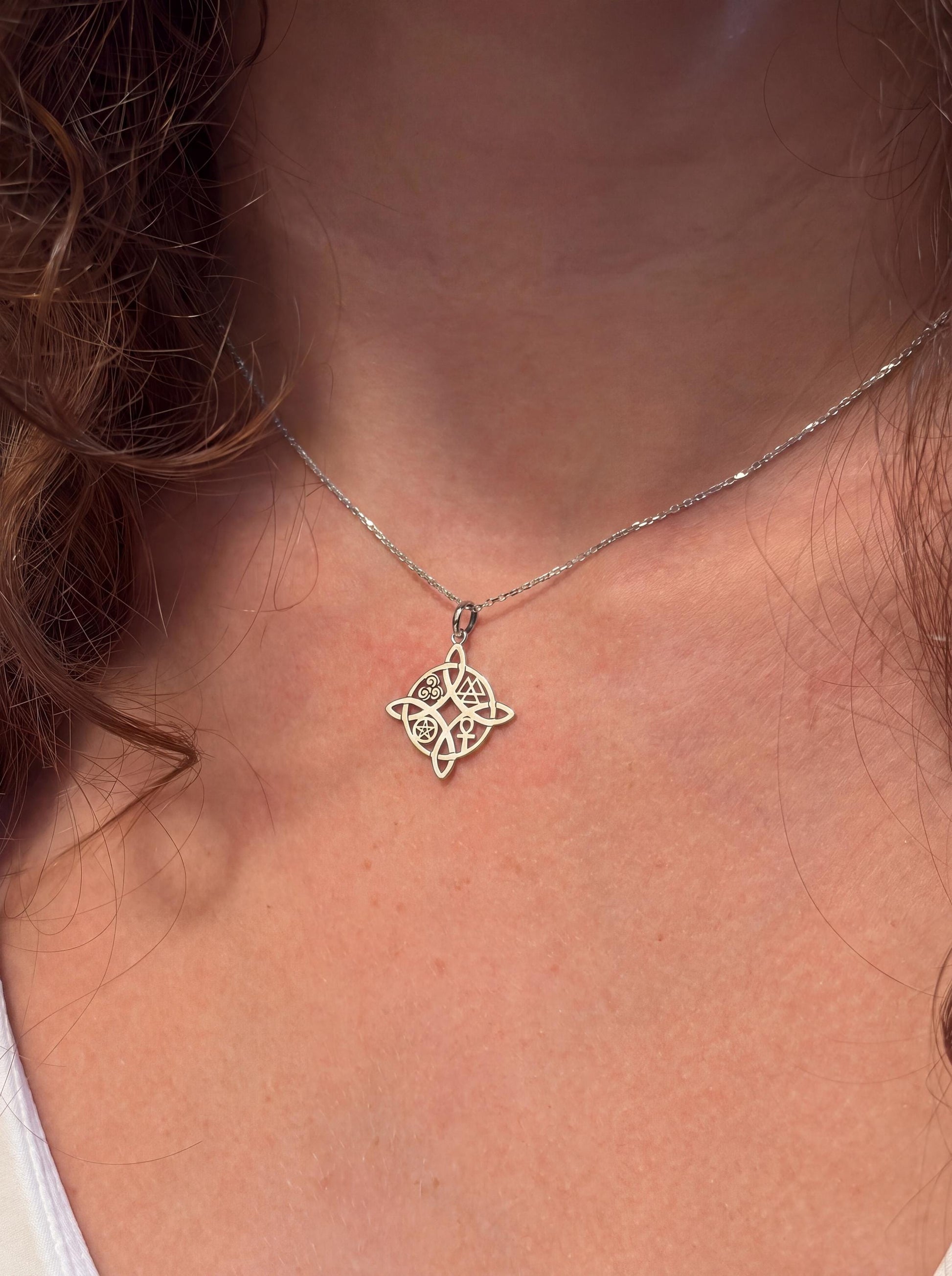 "Witches Knot" Pendant - 925 Sterling Silver