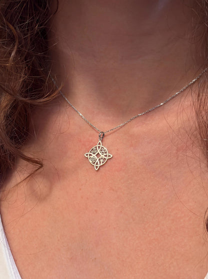"Witches Knot" Pendant - 925 Sterling Silver